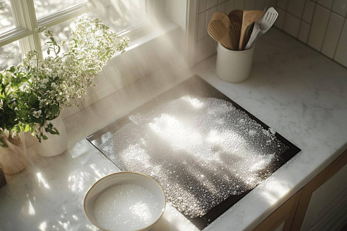Rengör spishällar enkelt : Naturlig vitäger och salt-metod